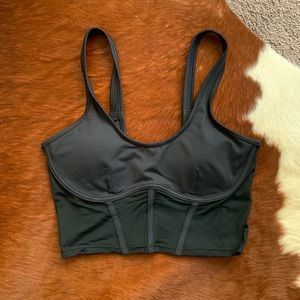 ALO YOGA CORSET SPORTS BRA TOP